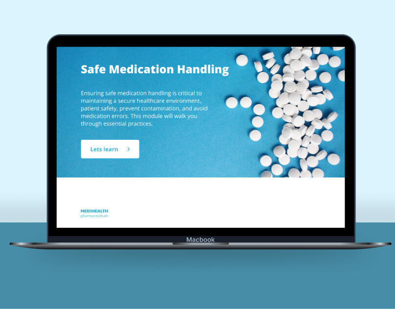 eLearning module demo: Safe medication handling